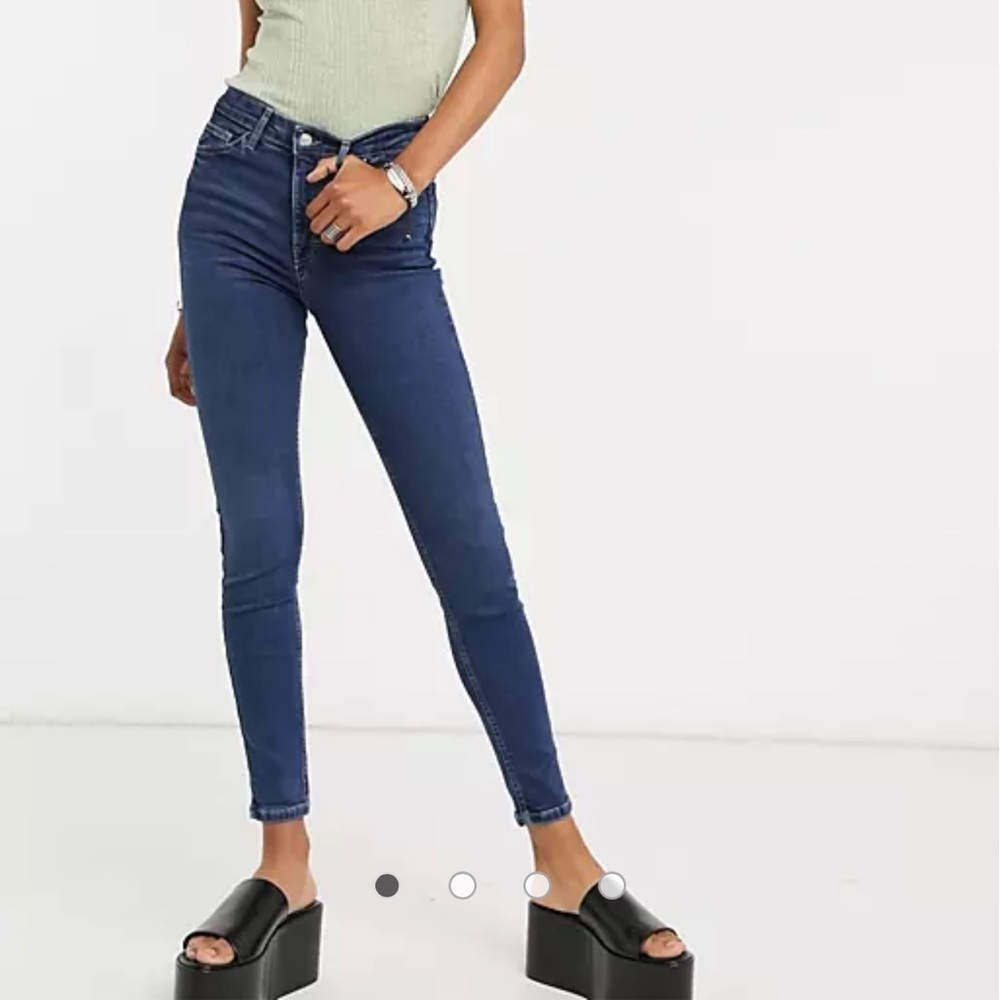 Topshop high rise skinny jeans - Picture 3 of 5